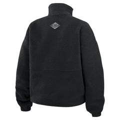 Los Angeles Kings WEAR by Erin Andrews Women's Polar Fleece Half-Zip Jacket Black