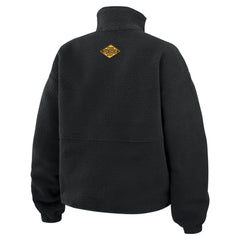 Pittsburgh Penguins WEAR by Erin Andrews Women's Polar Fleece Half-Zip Jacket Black
