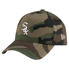 Chicago White Sox Woodland Team Pop 9FORTY A-Frame Adjustable Hat Camo | New Era