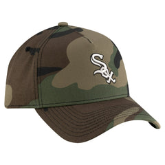 Chicago White Sox Woodland Team Pop 9FORTY A-Frame Adjustable Hat Camo | New Era