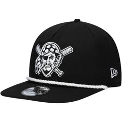 Pittsburgh Pirates Golfer Snapback Hat Black | New Era