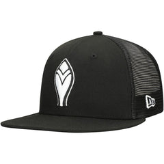 Atlanta Braves 59FIFTY Trucker Fitted Hat Black | New Era