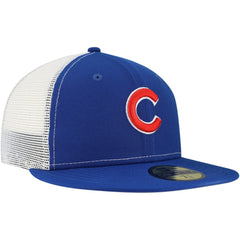 Chicago Cubs Team Color 59FIFTY Trucker Fitted Hat Royal | New Era