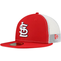 St. Louis Cardinals Team Color 59FIFTY Trucker Fitted Hat Red | New Era
