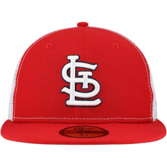 St. Louis Cardinals Team Color 59FIFTY Trucker Fitted Hat Red | New Era