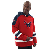 Washington Capitals Starter Hockey Pullover Hoodie Red/Navy