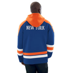 New York Islanders Starter Hockey Pullover Hoodie Royal/Orange