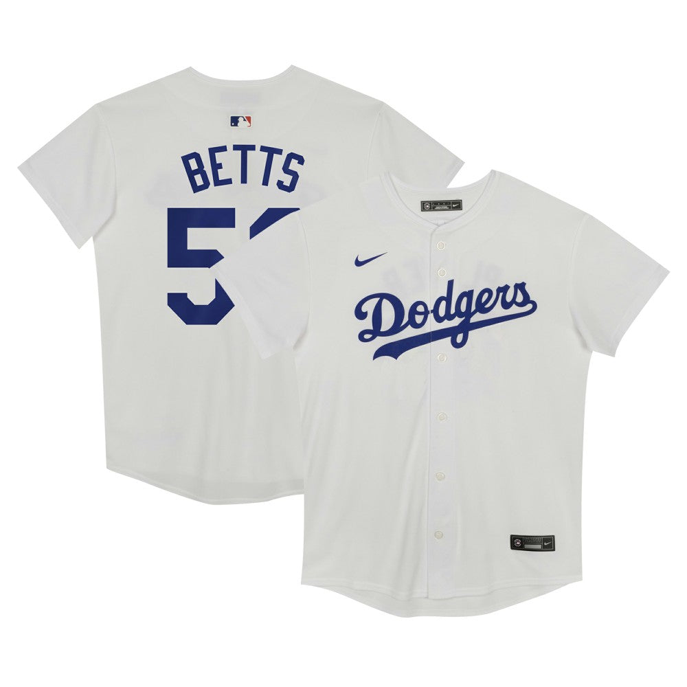 Mookie Betts Los Angeles Dodgers Preschool Home Game Jersey White | Nike