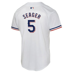Corey Seager Texas Rangers Youth Home Game Player Jersey - White