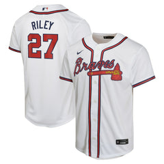 Austin Riley Atlanta Braves Youth Home Game Player Jersey White | Nike
