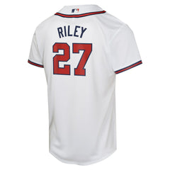 Austin Riley Atlanta Braves Youth Home Game Player Jersey White | Nike
