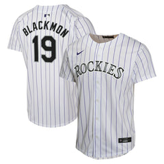 Charlie Blackmon Colorado Rockies Youth Home Game Player Jersey White | Nike