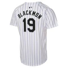 Charlie Blackmon Colorado Rockies Youth Home Game Player Jersey - White