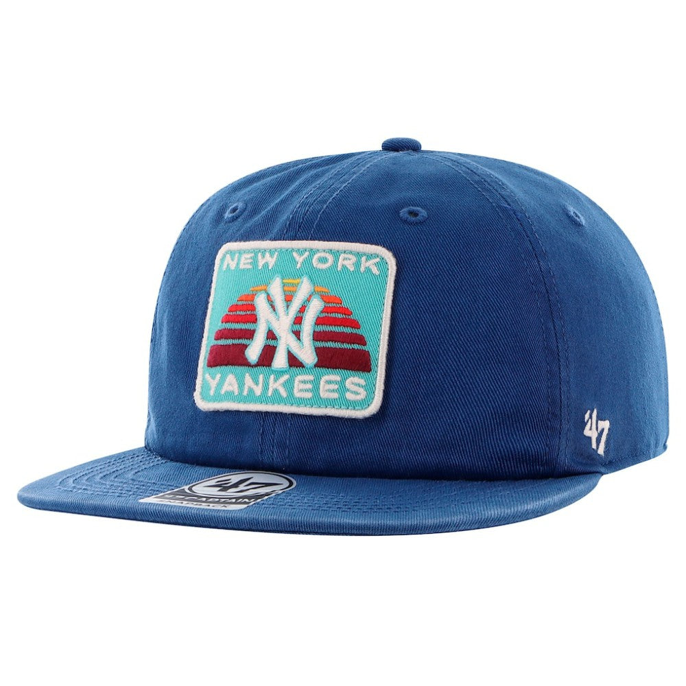 New York Yankees Cypress Captain Snapback Hat Navy | 47 brand
