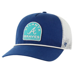 Atlanta Braves Cypress Trucker Hitch Adjustable Hat Navy | 47 brand