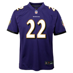 Derrick Henry Baltimore Ravens Youth Game Jersey - Purple