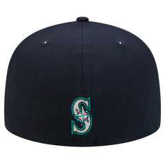 Seattle Mariners Ransom 59FIFTY Fitted Hat Navy | New Era