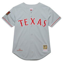 Ivan RodriguezTexas Rangers 1994 Cooperstown Collection Authentic Dark Jersey - Gray
