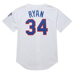Nolan Ryan Texas Rangers 1993 Cooperstown Collection Authentic Jersey - White