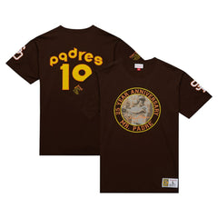 Tony Gwynn San Diego Padres Legends Photo Real T-Shirt Brown | Mitchell & Ness