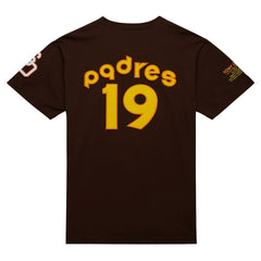 Tony Gwynn San Diego Padres Legends Photo Real T-Shirt Brown | Mitchell & Ness