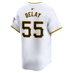 Jason Delay Pittsburgh Pirates Home Limited Player Jersey?- White