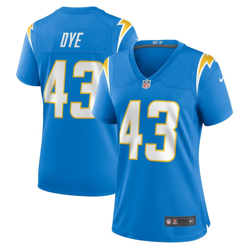 Troy Dye Los Angeles Chargers Women's Game Jersey - Powder Blue