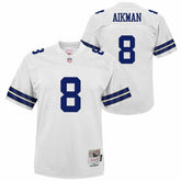 Troy Aikman Dallas Cowboys Youth 1992 Legacy Jersey - White outlet