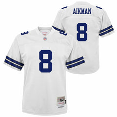 Troy Aikman Dallas Cowboys Youth 1992 Legacy Jersey - White outlet