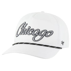 Chicago White Sox Overhand Speckle Hitch Rope Adjustable Hat White | 47 brand