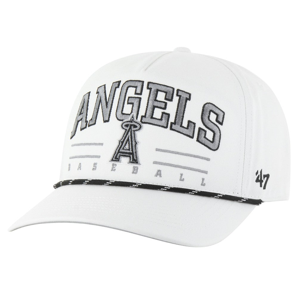Los Angeles Angels Roscoe Speckle Hitch Adjustable Hat White | 47 brand