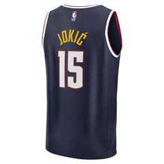 Nikola Jokic Denver Nuggets Youth Fast Break Replica Player Jersey sale - Icon Editi- Navy