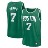 Jaylen Brown Boston Celtics Fast Break Replica Player Jersey Icon Edition Kelly Green - Fanatics