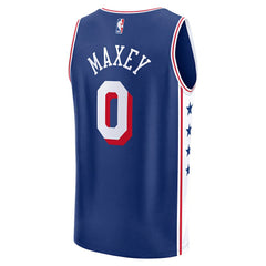 Tyrese Maxey Philadelphia 76ers Fast Break Replica Player Jersey - Icon Edition - Royal