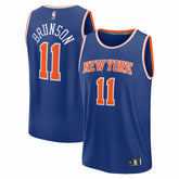 Jalen Brunson New York Knicks Youth Fast Break Replica Player Jersey - Icon Edition - Blue