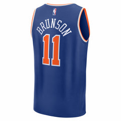 Jalen Brunson New York Knicks Youth Fast Break Replica Player Jersey - Icon Edition - Blue