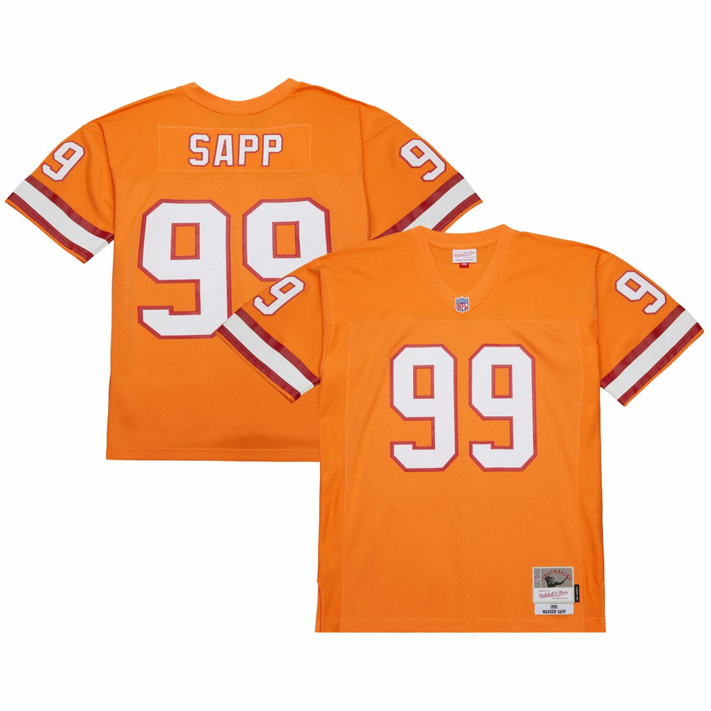 Warren Sapp Tampa Bay Buccaneers 1995 Legacy Replica Jersey - Orange outlet