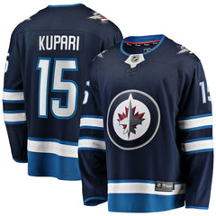 Rasmus Kupari Winnipeg Jets Fanatics Home Premier Breakaway Player Jersey Navy