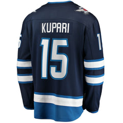 Rasmus Kupari Winnipeg Jets Fanatics Home Premier Breakaway Player Jersey Navy