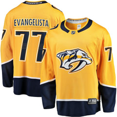 Luke Evangelista Nashville Predators Fanatics Premier Breakaway Player Jersey Gold