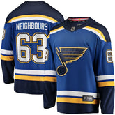 Jake Neighbours St. Louis Blues Fanatics Home Premier Breakaway Player Jersey Blue