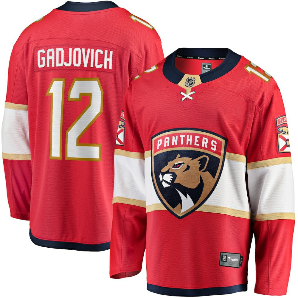 Jonah Gadjovich Florida Panthers Fanatics Premier Breakaway Player Jersey Red