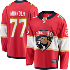 Niko Mikkola Florida Panthers Fanatics Premier Breakaway Player Jersey Red