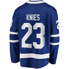 Matthew Knies Toronto Maple Leafs Fanatics Home Premier Breakaway Player Jersey Blue