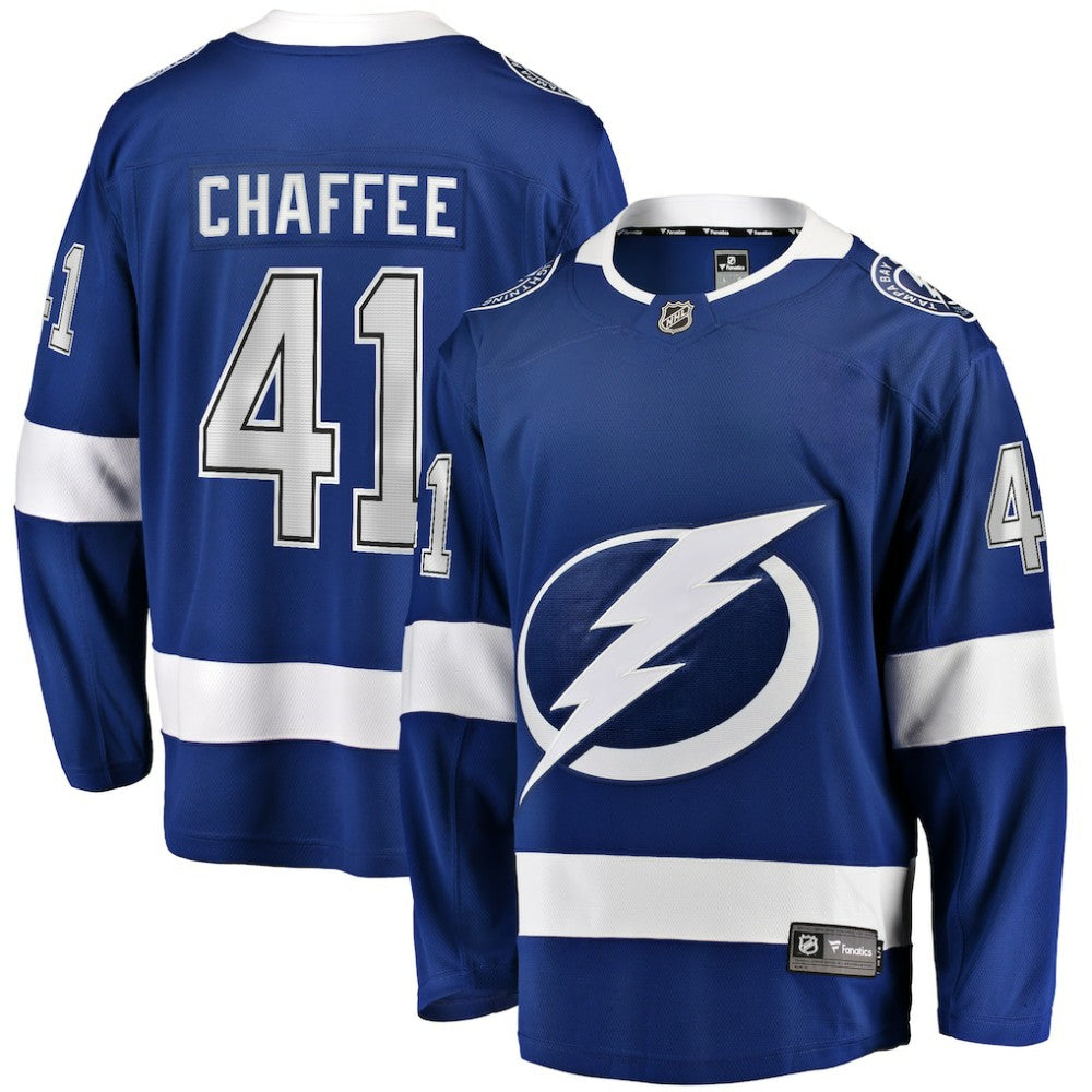 Mitchell Chaffee Tampa Bay Lightning Fanatics Home Premier Breakaway Player Jersey Blue