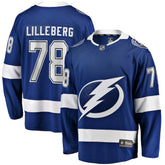 Emil Lilleberg Tampa Bay Lightning Fanatics Home Premier Breakaway Player Jersey Blue