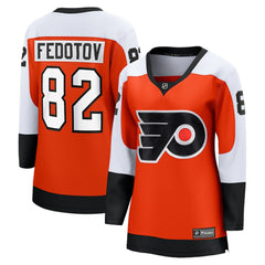 Ivan Fedotov Philadelphia Flyers Fanatics Women's Home Premier Breakaway Player Jersey Breakaway Jersey Orange