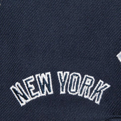 New York Yankees Full Frontal Snapback Hat Navy | Mitchell & Ness