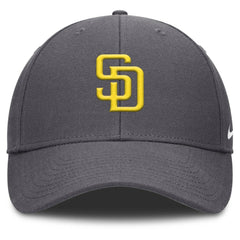 San Diego Padres Club Performance Adjustable Hat Gray | Nike