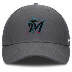 Miami Marlins Club Performance Adjustable Hat Gray | Nike